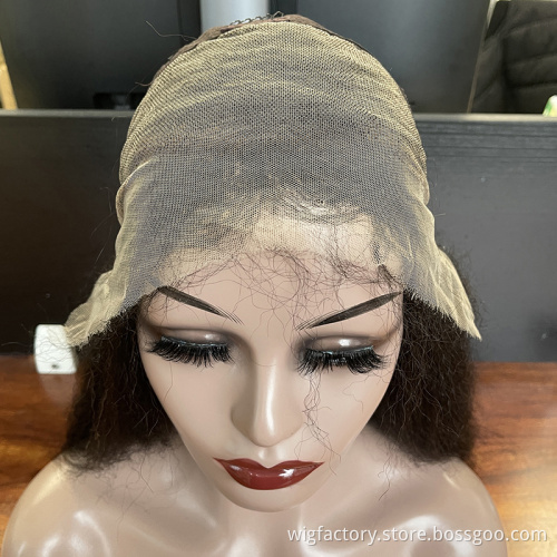 Hair factory wholesale long human hair wig, HD 100 remy brazilian hair wigs, cuticle aligned wig brazilian human hair lace front